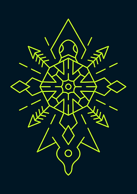 Turtle Symmetry Ornament