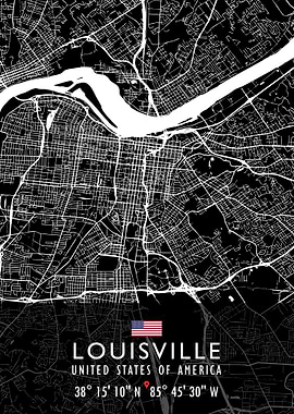 LOUISVILLE MAP USA