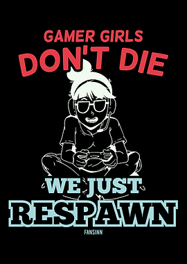 Gamer Gamepad console girl