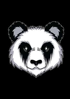 Gothic Panda Comic Graphic