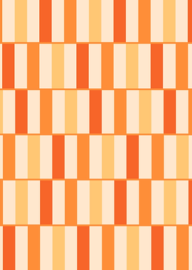 Long Blocks Orange Geo