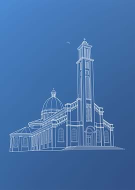 Contours StBenedito Church