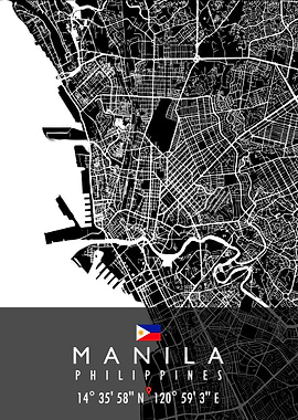 MANILA MAP PHILIPPINES