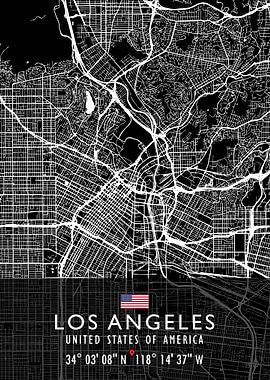 LOS ANGELES MAP USA