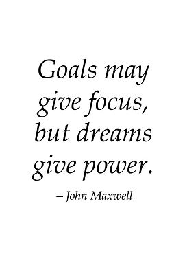 Goals vs Dreams