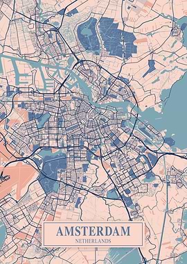 Amsterdam Breezy Map