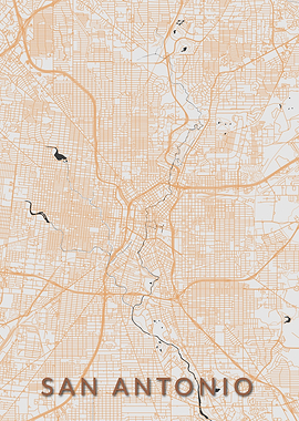 San Antonio City Map