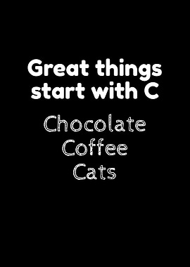 Chocolate Coffee Cats C