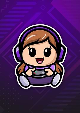 Kawaii Chibi Gamer Girl