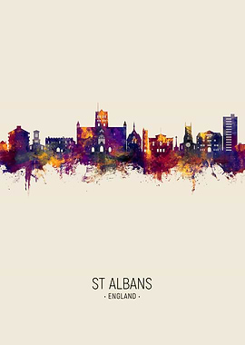 St Albans Skyline England
