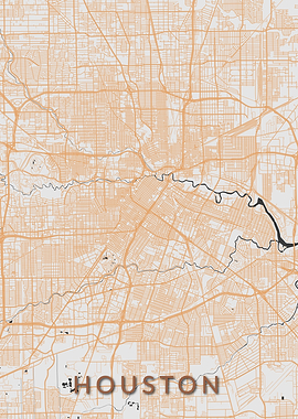 Houston City Map