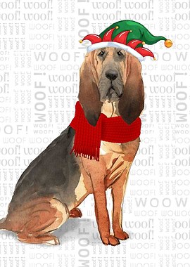 Bloodhound Christmas