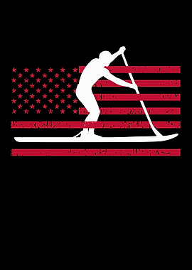 Retro Paddleboarding Gift