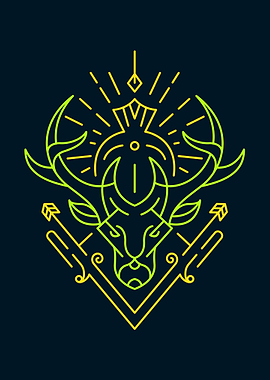 Deer Symmetry Ornament