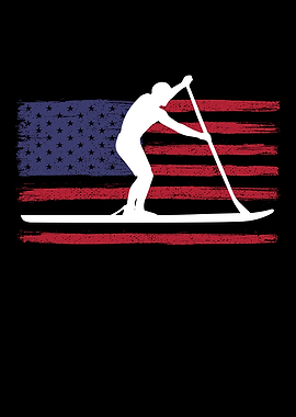 Retro Paddleboarding Gift