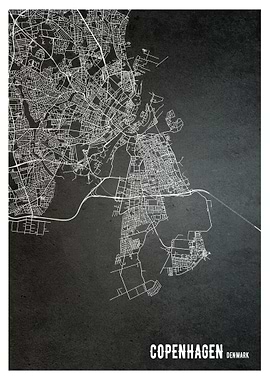Copenhagen Map Denmark