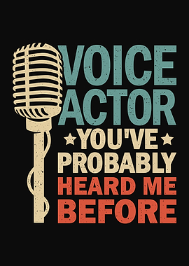 Voice Over Artist Actor