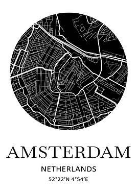 Amsterdam City Map