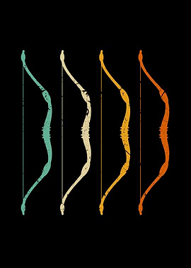 Recurve Bow Hunting Retro