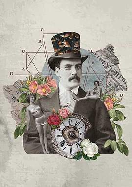 Vintage Gentleman Collage