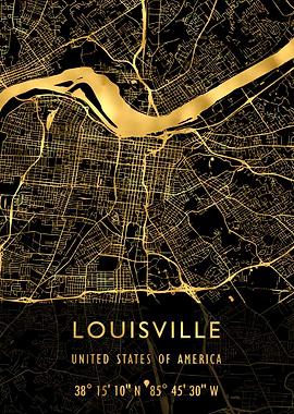 LOUISVILLE MAP USA