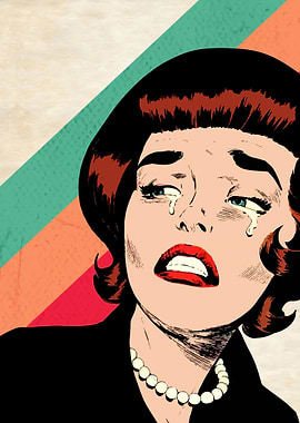 CRYING VINTAGE NECKLACE