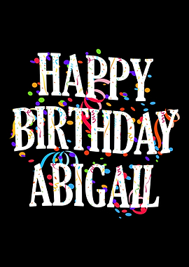 Happy Birthday Abigail