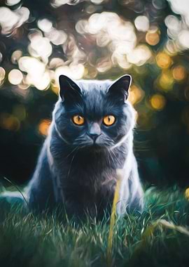 Bokeh Cat