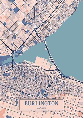Burlington Breezy Map