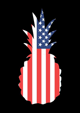 Pineapple American Flag