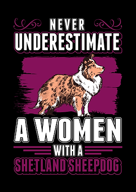 Shetland Sheepdog Woman