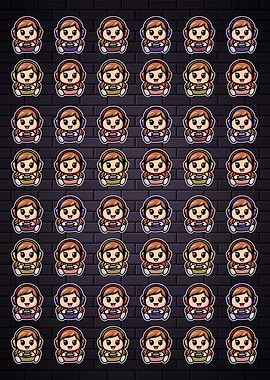 Kawaii Chibi Gamer Girl 1