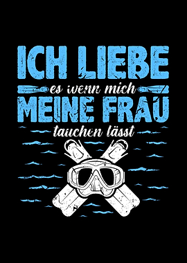 Tauchen Geschenk Lustig