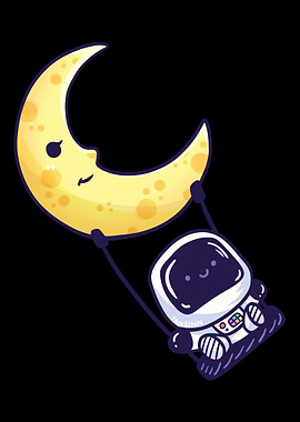 Moon Planet Space Astronau