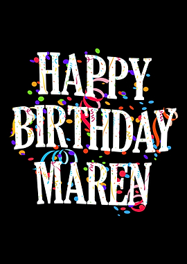 Happy Birthday Maren