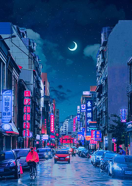 Taipei Cyberpunk City