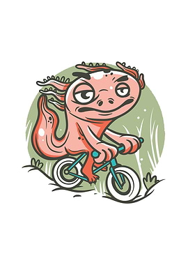 Axolotl Cycling Animals