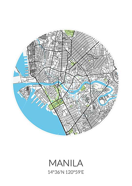 Manila Circle City Map