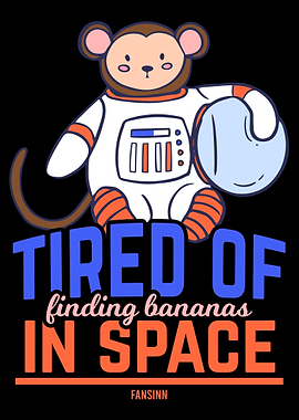 Monkey in space as astrona