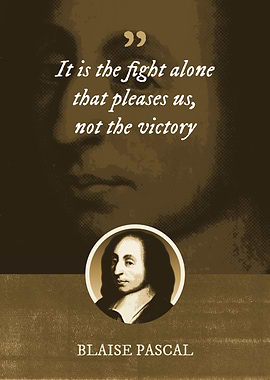 It is the fight alone that