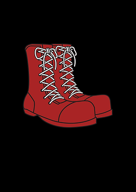 Boots Red Boxing Shoes