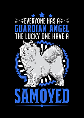 Samoyed Guardian Angel