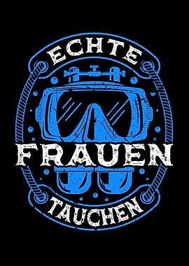 Taucherin Frauen Tauchen