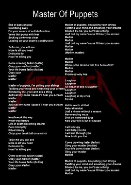 Lyric band metal legend