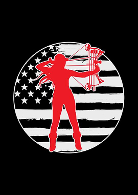 Archery American Flag