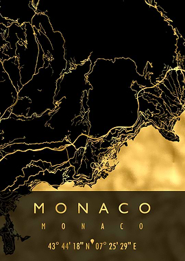 MONACO CITY MAP