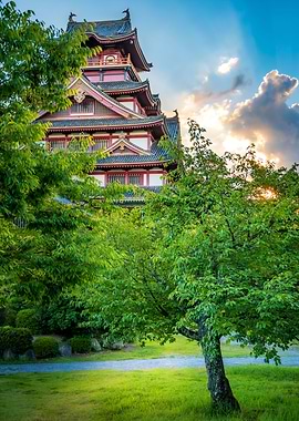 Momoyama Castle Sunset