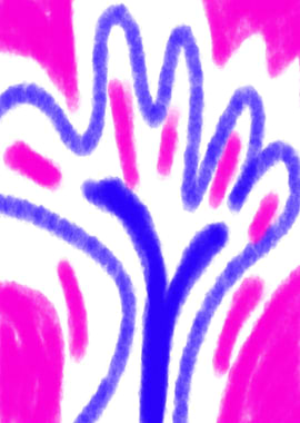 Blue pink abstract texture