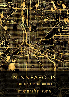 MINNEAPOLIS MAP USA