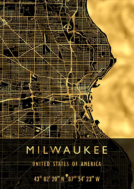 MILWAUKEE MAP USA